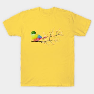 Colorful birds and tree T-Shirt